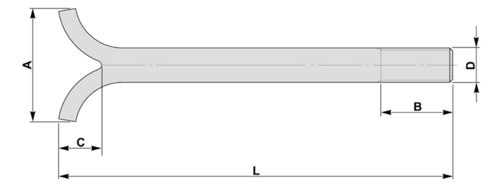 type C Foundation Bolt