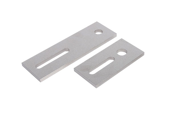 Two stainless steel silver solar photovoltaic panels